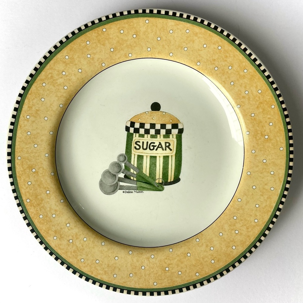 Sakura Sunny Country Kitchen Dessert/Salad Plates by Debbie Mumm - Set of 2